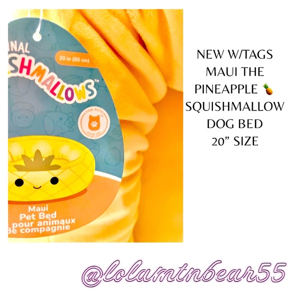 NWT MAUI THE SQUISHMALLOW DOG BED 20” SIZE, AMAZING COMFORT FOR YOUR FUR… - Picture 2 of 9